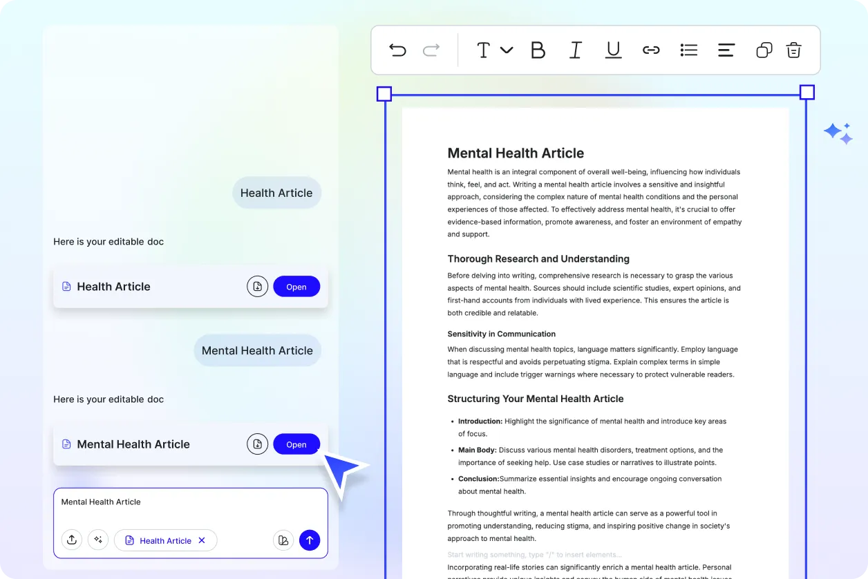 Free AI Health Article Generator, Free Health Article Maker Online